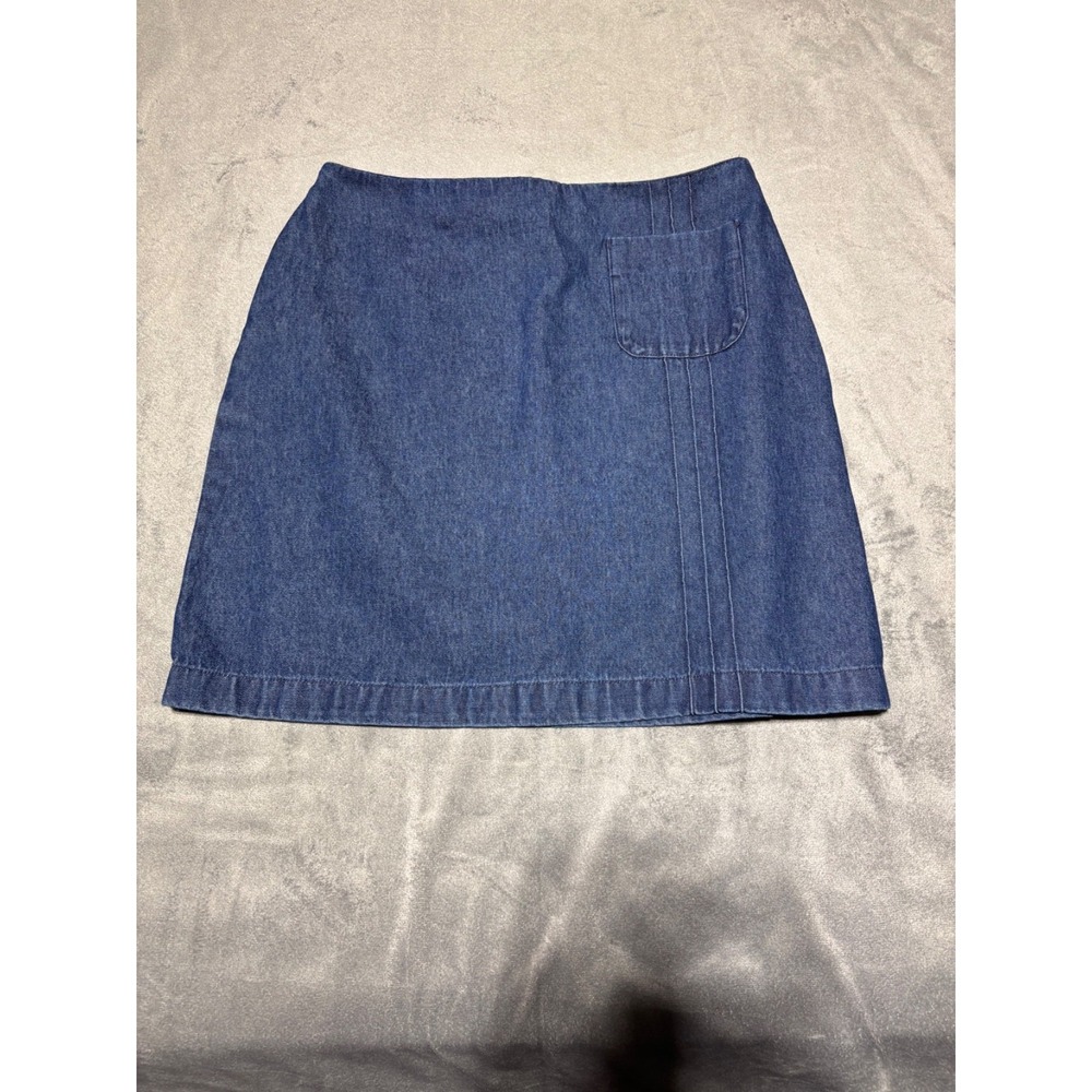 Ann Taylor Loft Womens 6P Denim Cotton Skirt